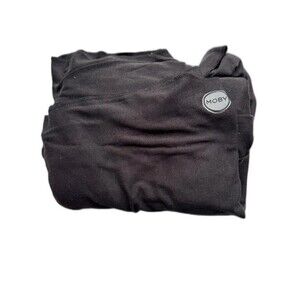 Classic Black Moby wrap, baby wearing